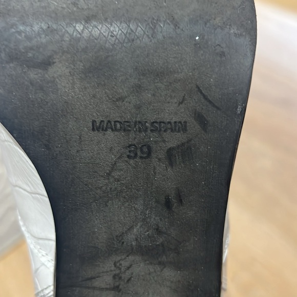 L’intervalle faux croc leather cowboy boots size 39 - Picture 4 of 4